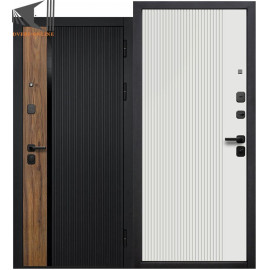 Входная дверь Кантри эмалит белый