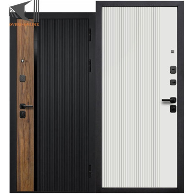 Входная дверь Кантри эмалит белый